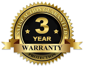 3 Year Warranty